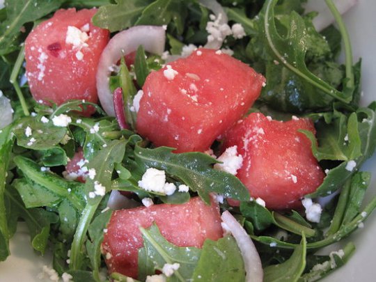 watermelon feta salad